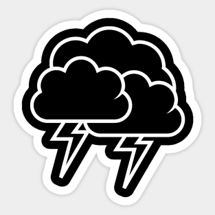 Egirl Eboy EMO Storm Clouds Sticker